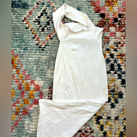 Zara strappy cut out white fitted dress - Picture 3 of 7